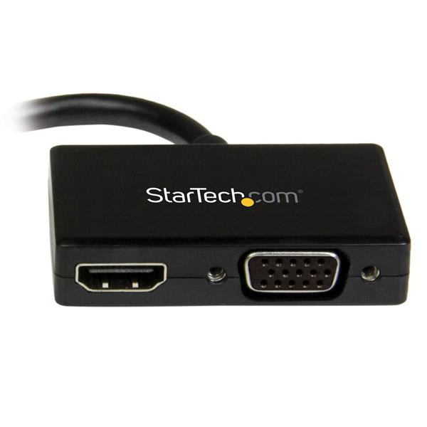 StarTech.com MDP2HDVGA adaptador de cable de vídeo 0.15 m Negro