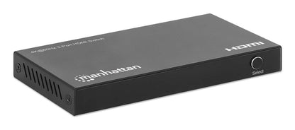 Switch HDMI Manhattan 4K@60Hz 3 entradas compacto negro