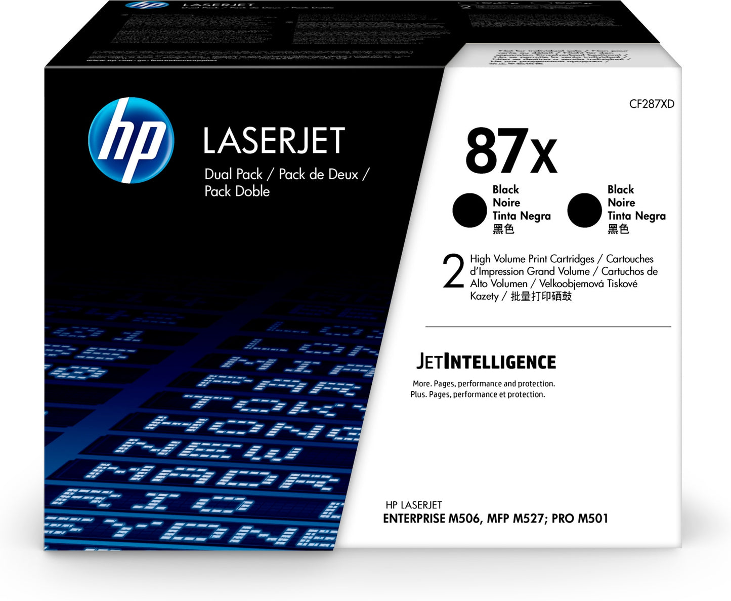 Toner HP LaserJet 87X Negro Dual Pack