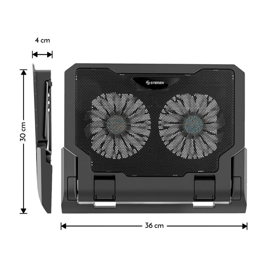 Base de Enfriamiento Steren para laptop de 5 posiciones