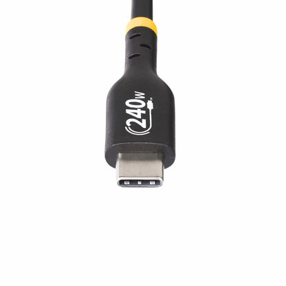 StarTech.com USB2EPR2M cable USB USB 2.0 2 m USB C 0.48 Gbit/s 240 W Negro