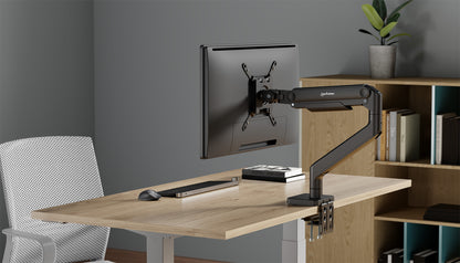 Manhattan 462570 soporte para pantalla plana 124.5 cm (49") Escritorio Negro