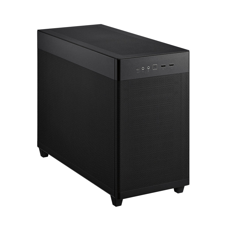 Gabinete Asus Prime AP201 Black Paneles de Malla Micro ATX Negro
