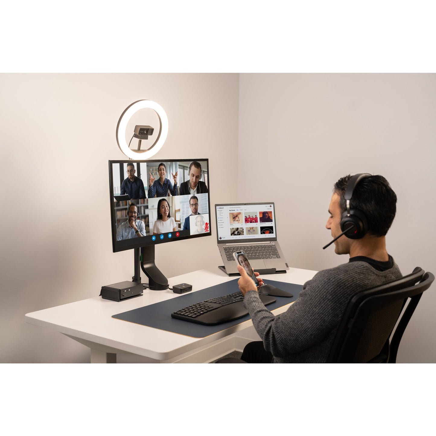 Kensington K55512WW soporte para pantalla plana Negro