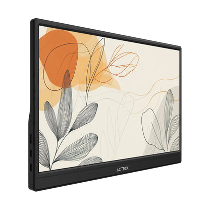 Monitor portátil plano 15.6" IPS SlimBoard SB15T FHD 60Hz 5ms 2x altavoces 1 W base ajustable Elite negro