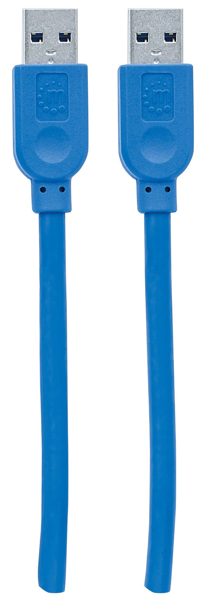 Cable USB MANHATTAN V3.2 A-A  1.8M Azul 5 Gbps