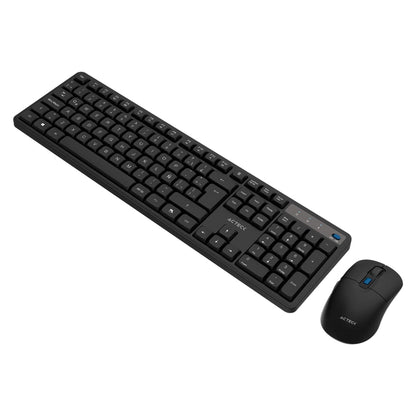 Acteck Creator Silent Pro MK474 teclado Ratón incluido Universal RF inalámbrico QWERTY Español Negro