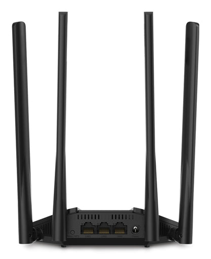 Router Mercusys by TP-Link Dual-Band Wi-Fi Gigabit 300Mbps at 2 4 GHz 867Mbps at 5 GHz 4×Fixed External Antennas AC1200
