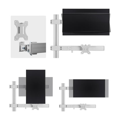 StarTech.com 6-MONITOR-ARM-A soporte para pantalla plana 81.3 cm (32") Escritorio Blanco