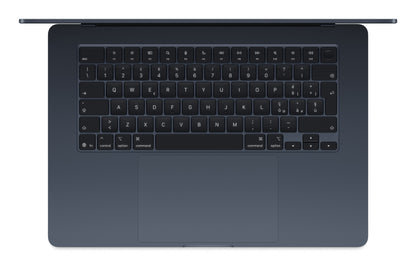 Apple MacBook Air Apple M M4 Computadora portátil 38.9 cm (15.3") 16 GB 256 GB SSD Wi-Fi 6E (802.11ax) macOS Sequoia Marina