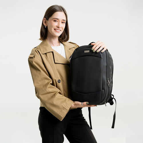 Perfect Choice PC-084846 mochila Negro Cloruro de polivinilo (PVC), Poliéster