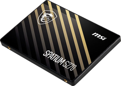SSD MSI Interno SPATIUM S270 480GB 2.5 SATA III hasta 450 MB/s Escritura