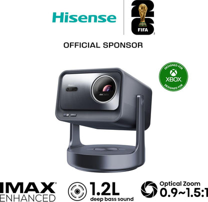 Mini Proyector Hisense 4K Laser C2 Ultra- 65-300 Pure Triple Color Dolby Visión Atmos 3000 ANSI Lúmenes de Brillo