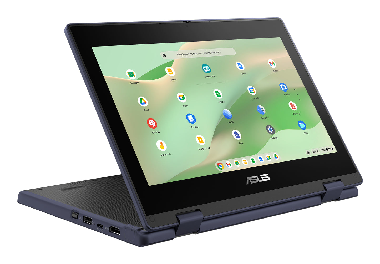 Laptop Asus Chromebook CR1104FTA-C8G64-C1 11.6" HD Táctil Intel N150 8GB 64GB EMMC ChromeOS Gris Incluye Stylus