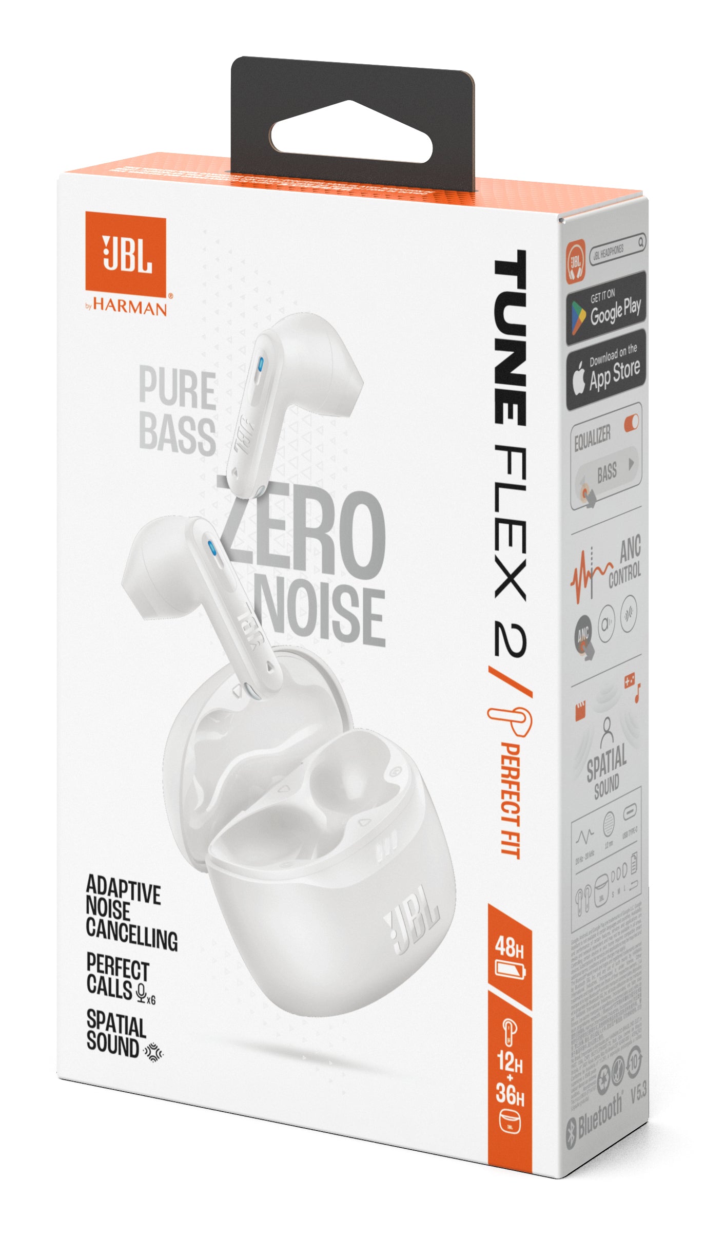 Auriculares JBL Tune Flex 2 color Blanco