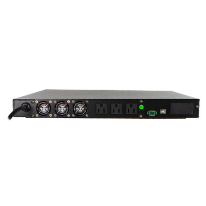 UPS Doble Conversión en Línea Forza FDC-1001RUL con Capacidad de 1000VA/800W Onda Senoidal Pura 3 Salidas 120V Negro