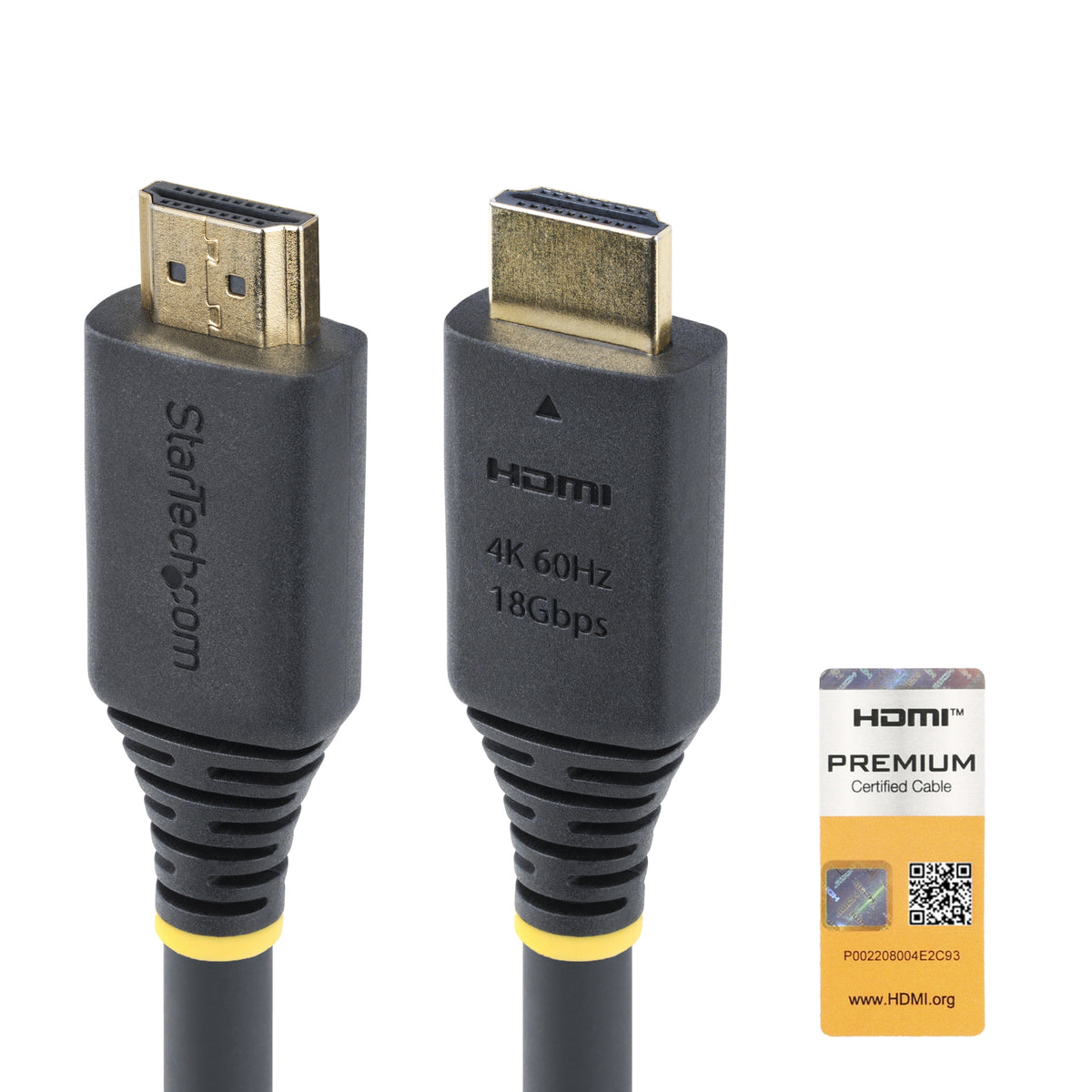 StarTech.com HDMI2-CABLE-4K60-10M cable HDMI HDMI Tipo A (Estándar) Negro