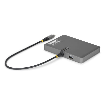 StarTech.com QUAD-USB-DP-ADAPT base para laptop o replicador de puertos Alámbrico USB 3.2 Gen 1 (3.1 Gen 1) Type-C Gris