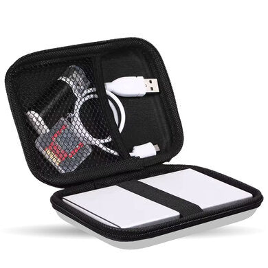 BRobotix 406832 estuche para discos duros externos Funda de protección Poliuretano (PU), Acetato de etilvinilo (EVA) Gris