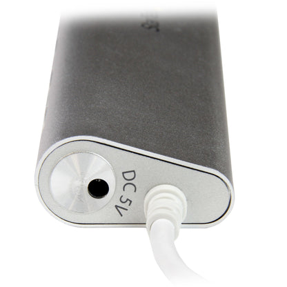 StarTech.com ST73007UA nodo concentrador USB 3.2 Gen 1 (3.1 Gen 1) Type-A 5000 Mbit/s Plata, Blanco