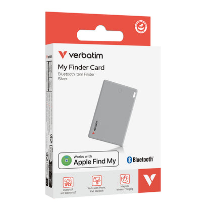 Localizador Verbatim My Finder Bluetooth Tarjeta 1 pza Plateado