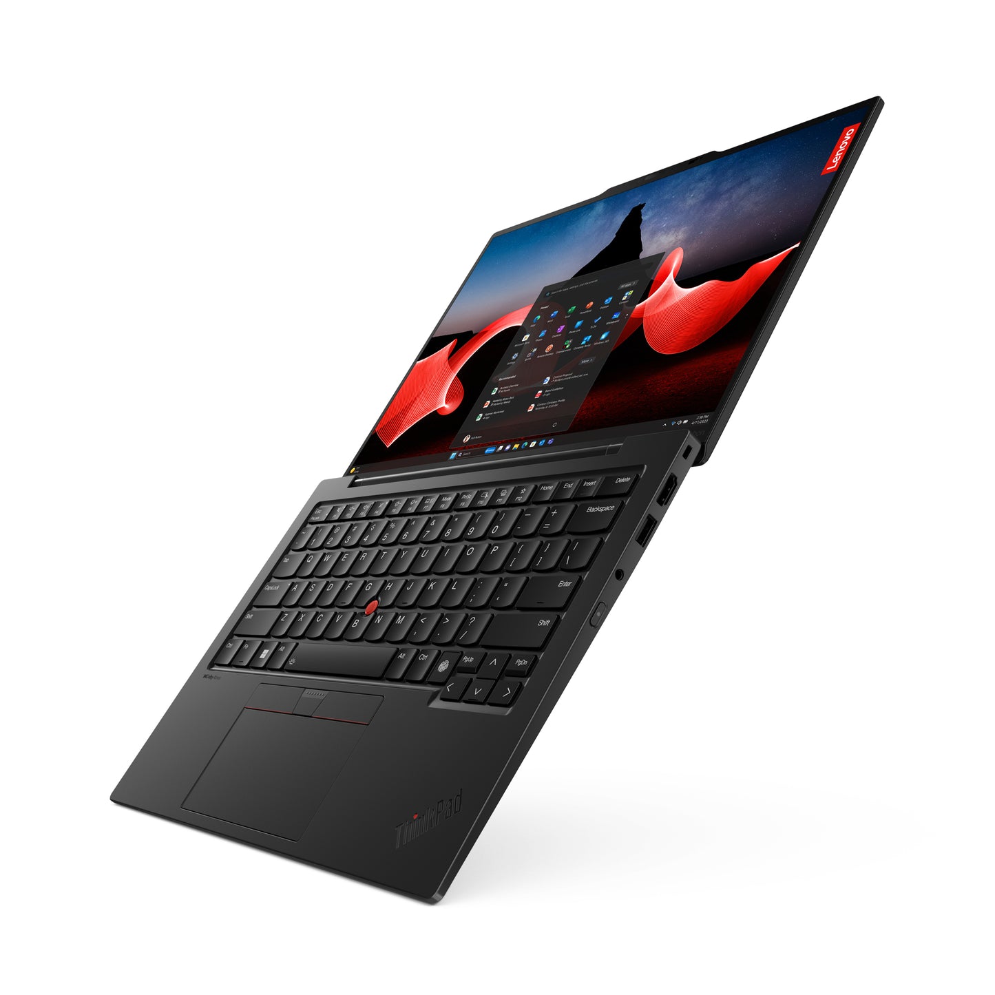 Laptop Lenovo ThinkPad X1 Carbon G12 14" Intel Core Ultra 7 155U Disco duro 512GB Ram 16GB  Windows 11 Pro Negro