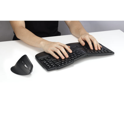Kensington Pro Fit Ergo KM675 EQ teclado Ratón incluido Oficina RF inalámbrico + bluetooth QWERTY Español Negro