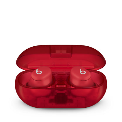 Apple Beats Solo Buds Auriculares True Wireless Stereo (TWS) Intra auditivo Llamadas/Música Bluetooth Rojo, Transparente