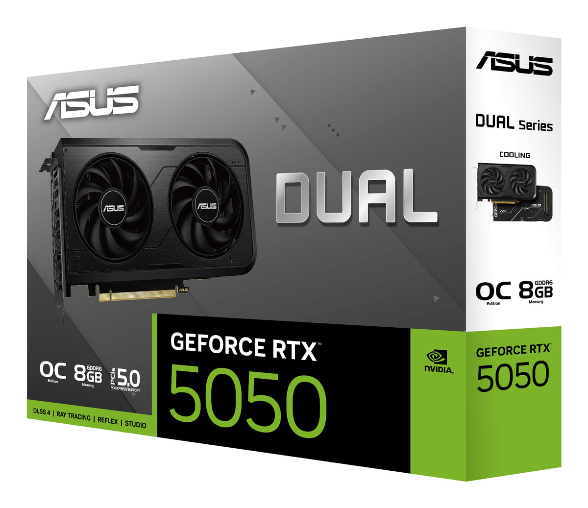 Tarjeta de Video Asus Dual-RTX5050-O8G 8GB GDDR6 128BIT PCI-E 5.0 HDMI 3*DP Dual Fan