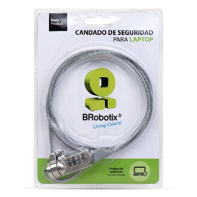 BRobotix 128899 cable antirrobo Plata 1.3 m