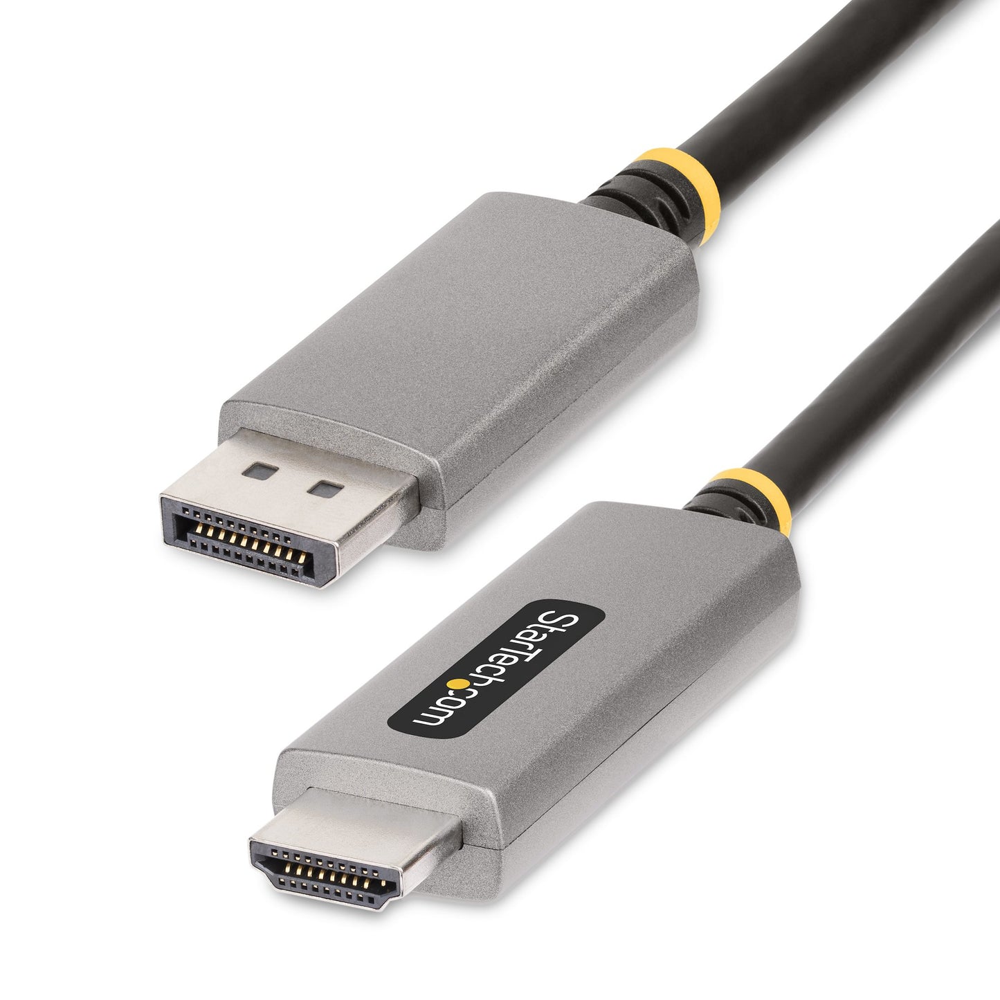 StarTech.com 133DISPLAYPORTHDMI21 adaptador de cable de vídeo Negro, Plata