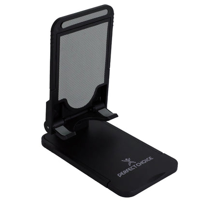 Base de Escritorio Perfect Choice para Smartphone Plegable y Portable Color Negro
