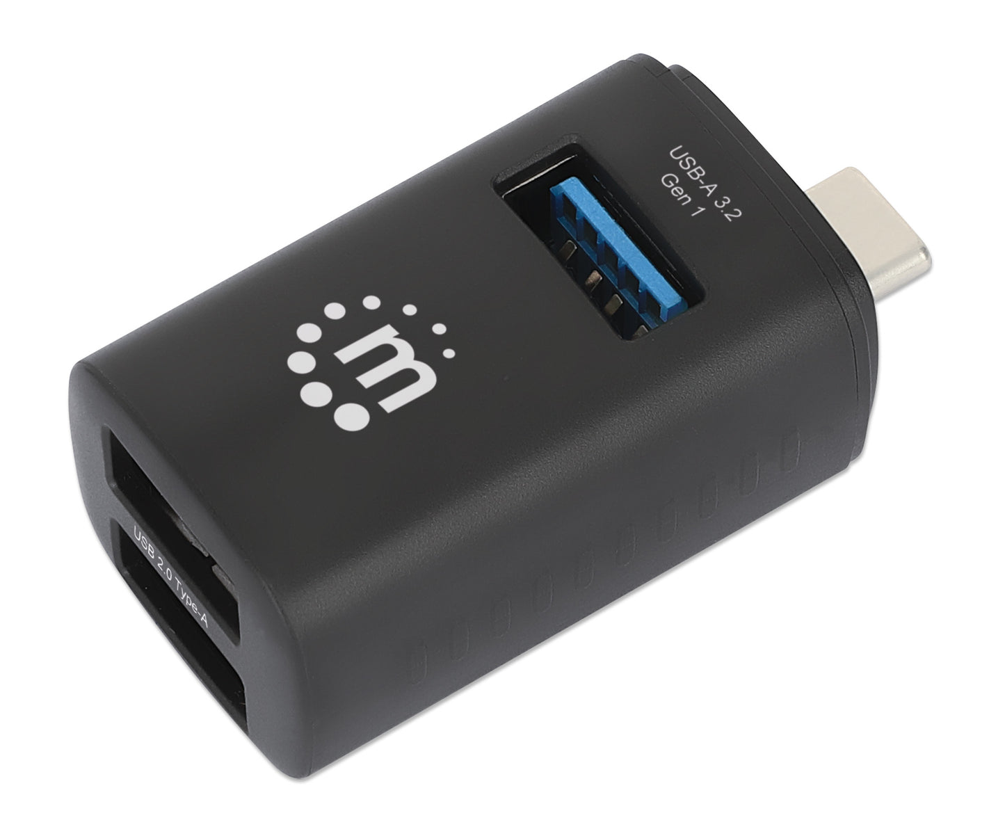 Manhattan 180993 nodo concentrador USB 3.2 Gen 1 (3.1 Gen 1) Type-C 5000 Mbit/s Negro