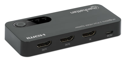Manhattan 207614 divisor de vídeo HDMI 2x HDMI