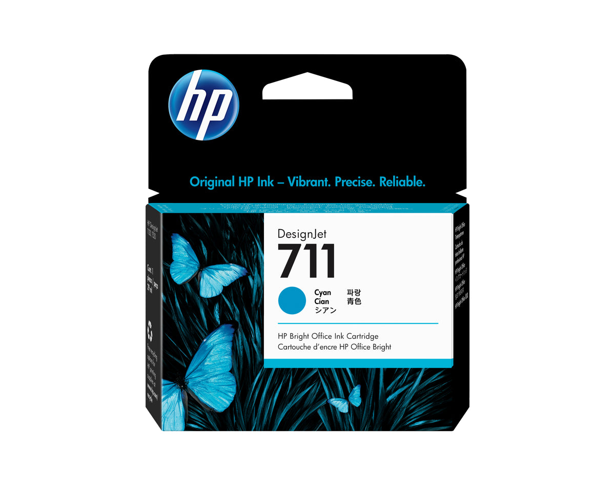 Tinta HP DesignJet HP 711 29ml Color Cian