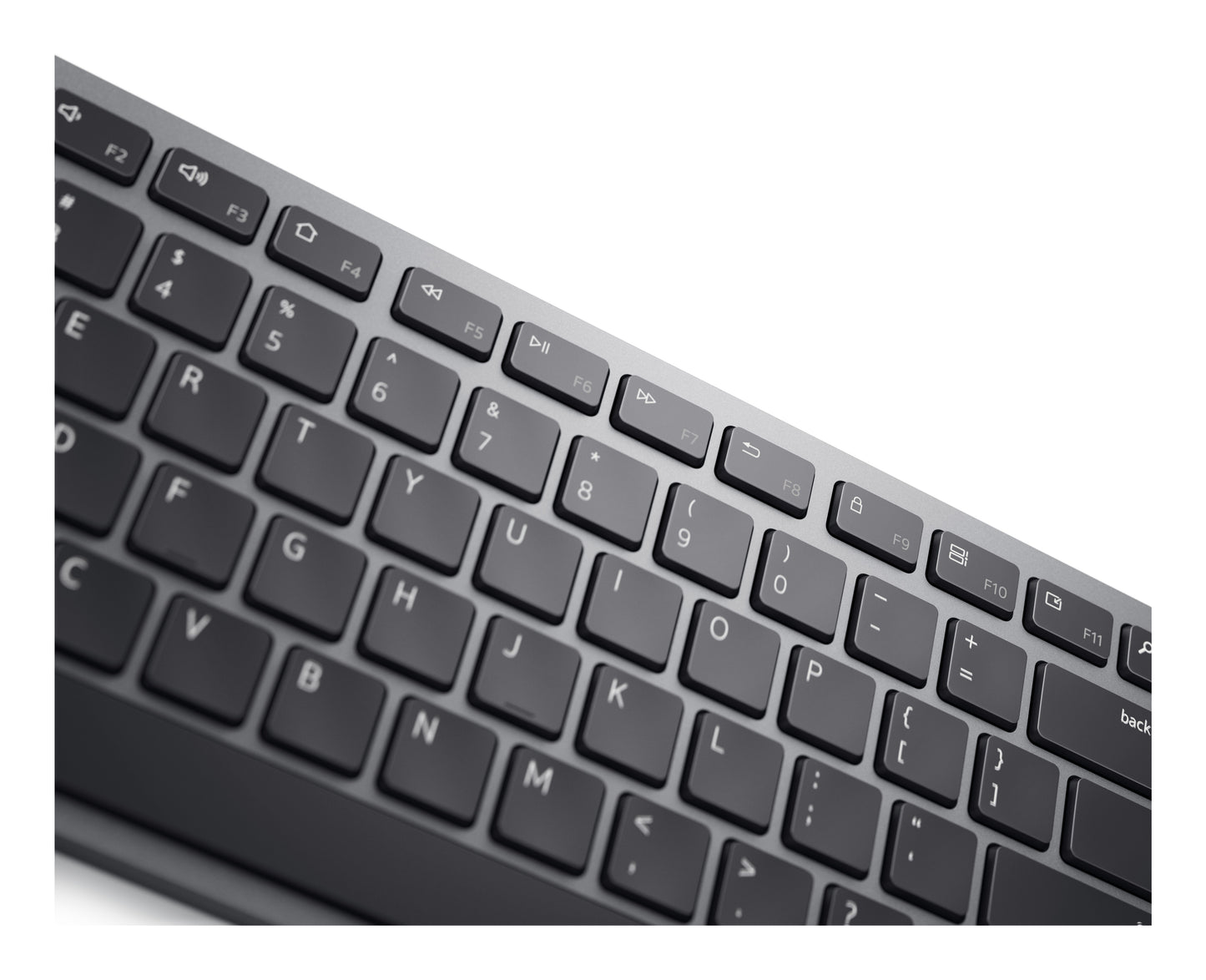 DELL KM7321W teclado Ratón incluido Oficina RF inalámbrico + bluetooth Gris, Titanio