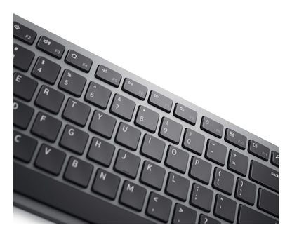DELL KM7321W teclado Ratón incluido Oficina RF inalámbrico + bluetooth Gris, Titanio