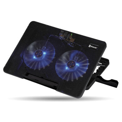 BRobotix 6000441 enfriador para laptop 43.2 cm (17") 1200 RPM Negro