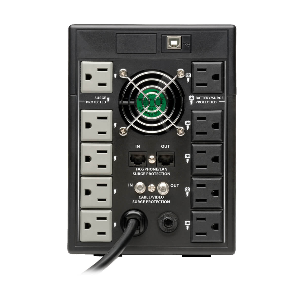 Tripp Lite OMNI1500LCDT sistema de alimentación ininterrumpida (UPS) Línea interactiva 1.5 kVA 10 salidas AC