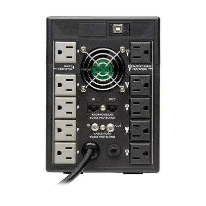 Tripp Lite OMNI1500LCDT sistema de alimentación ininterrumpida (UPS) Línea interactiva 1.5 kVA 10 salidas AC