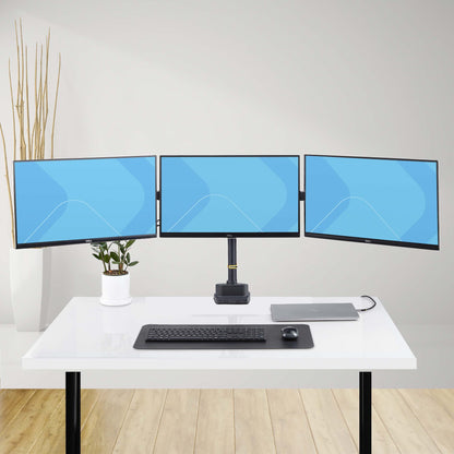 StarTech.com 3MP2AG-MONITOR-ARM soporte para pantalla plana 68.6 cm (27") Escritorio Negro
