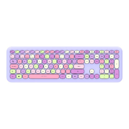 Acteck Chic Colors MK475 teclado Ratón incluido Hogar USB Multicolor