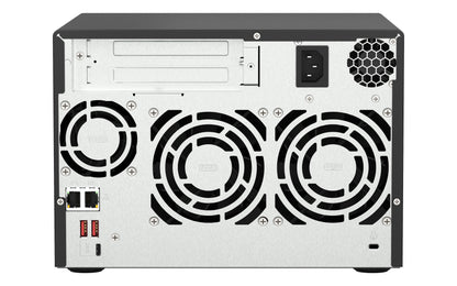 QNAP TS-673A NAS Tower Ryzen Embedded V1500B 8 GB DDR4 0 TB QNAP Turbo System Antracita