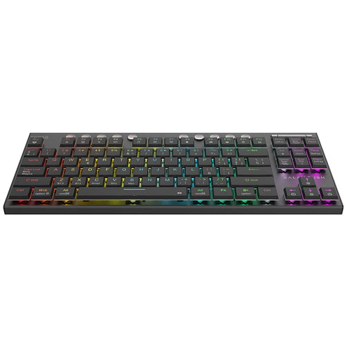 Balam Rush BR-940405 teclado Juego USB + Bluetooth QWERTY Español, Inglés Negro