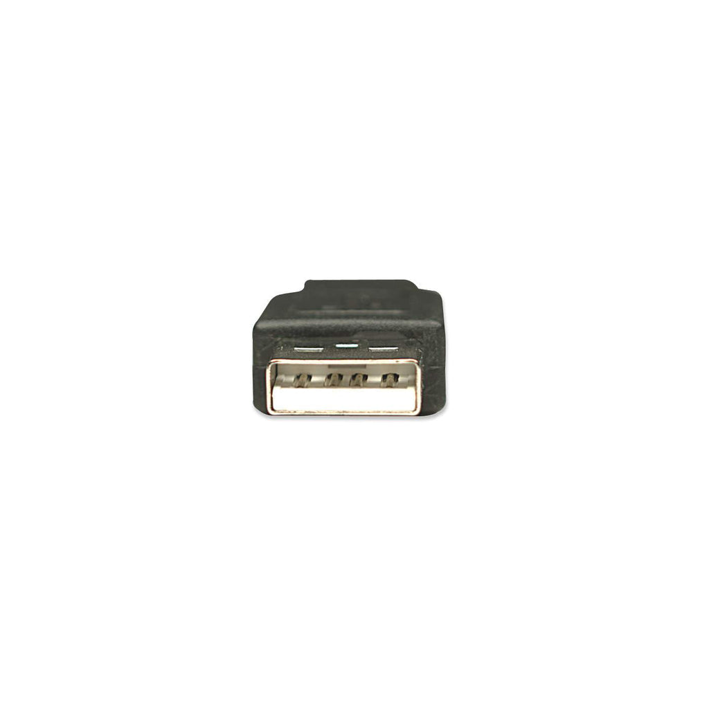 Cable Manhattan USB-A 2.0 Alta Velocidad 1.8m Color Negro
