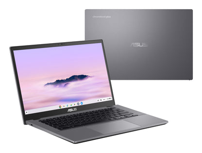 ASUS Chromebook Plus CX34 CX3402CVA-C58G256-C1 Intel Core 5 120U 35.6 cm (14") Pantalla táctil Full HD 8 GB LPDDR5-SDRAM 256 GB UFS Wi-Fi 6E (802.11ax) ChromeOS Gris
