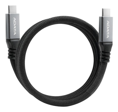 Cable Magnético Adata Usb-C Adopta El Usb 3.2 Gen2 Estandar Velocidad De Transferencia De Datos De 10 Gbps Color Negro