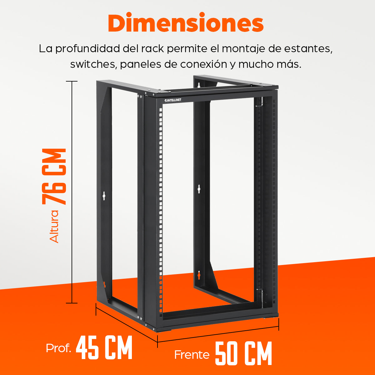 Intellinet 716208 accesorio para rack Panel ciego de la estantería