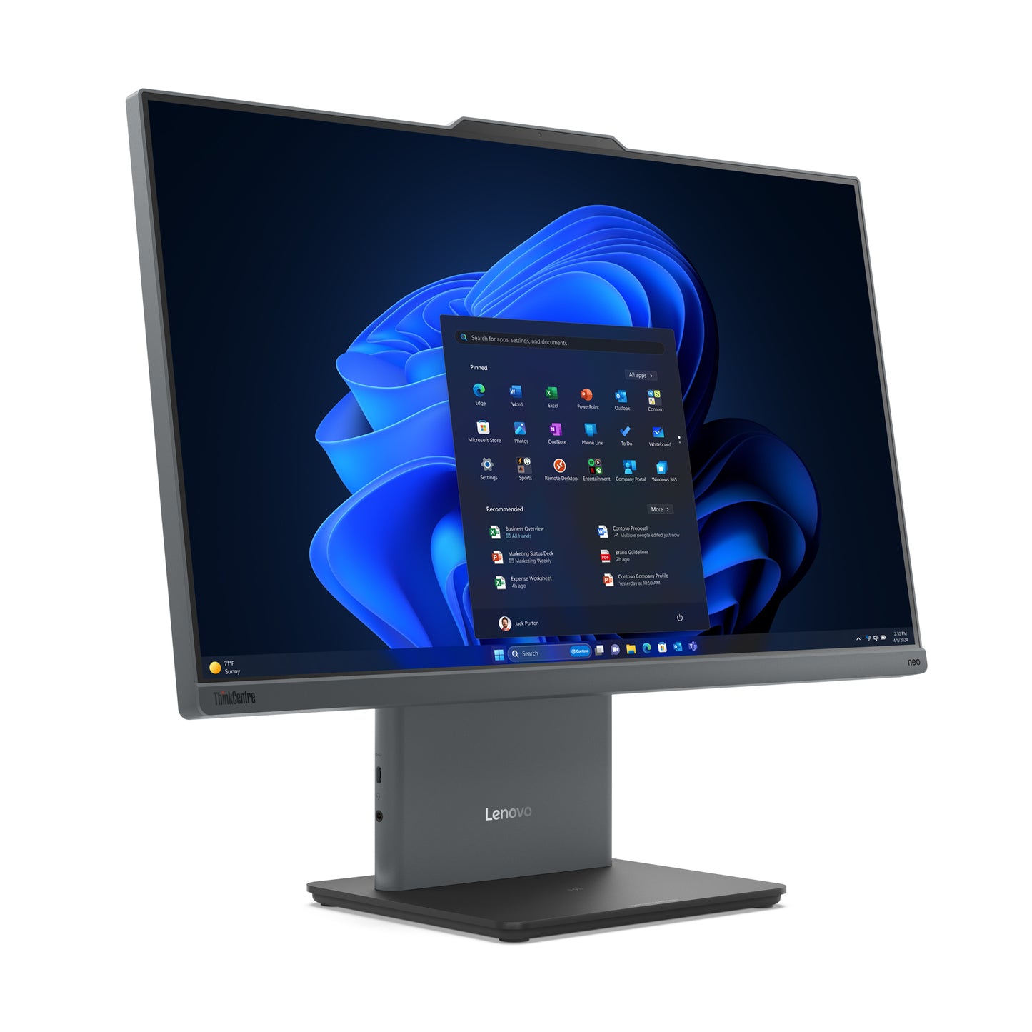 All in One Lenovo ThinkCentreNeo 50a 24 Gen 5 23.8" Intel i5-13420H 512GB SSD Ram 16GB Windows 11 Pro 3 años Onsite