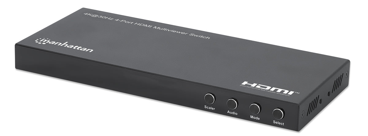 Switch multiviewer HDMI Manhattan de 4 puertos 4K
